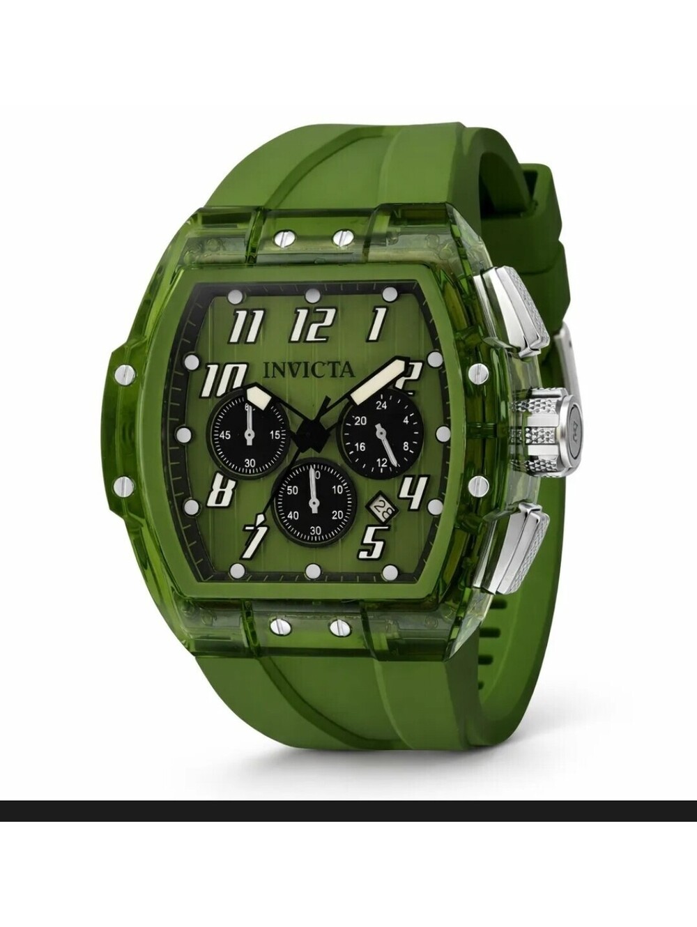 165 invicta S1 rally vortce Men's  Watch 47mm army green
